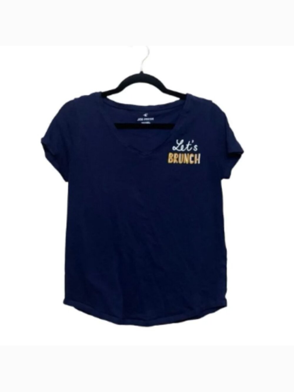 Joe Fresh Let’s Brunch V-Neck Graphic T-Shirt Pyjama Top Size Medium